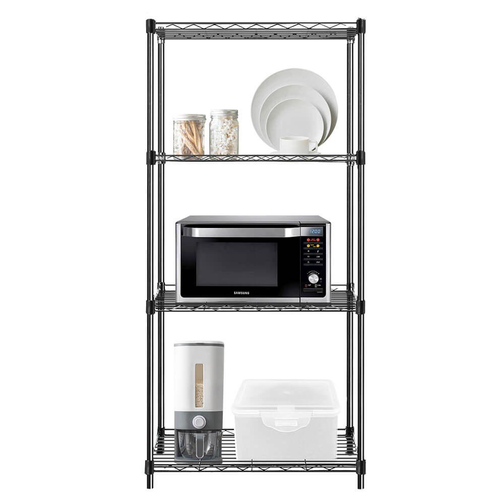 ชั้นวางของ 4 ชั้น INNHOME รุ่น Z4 ขนาด 56 ซม. สีดำ